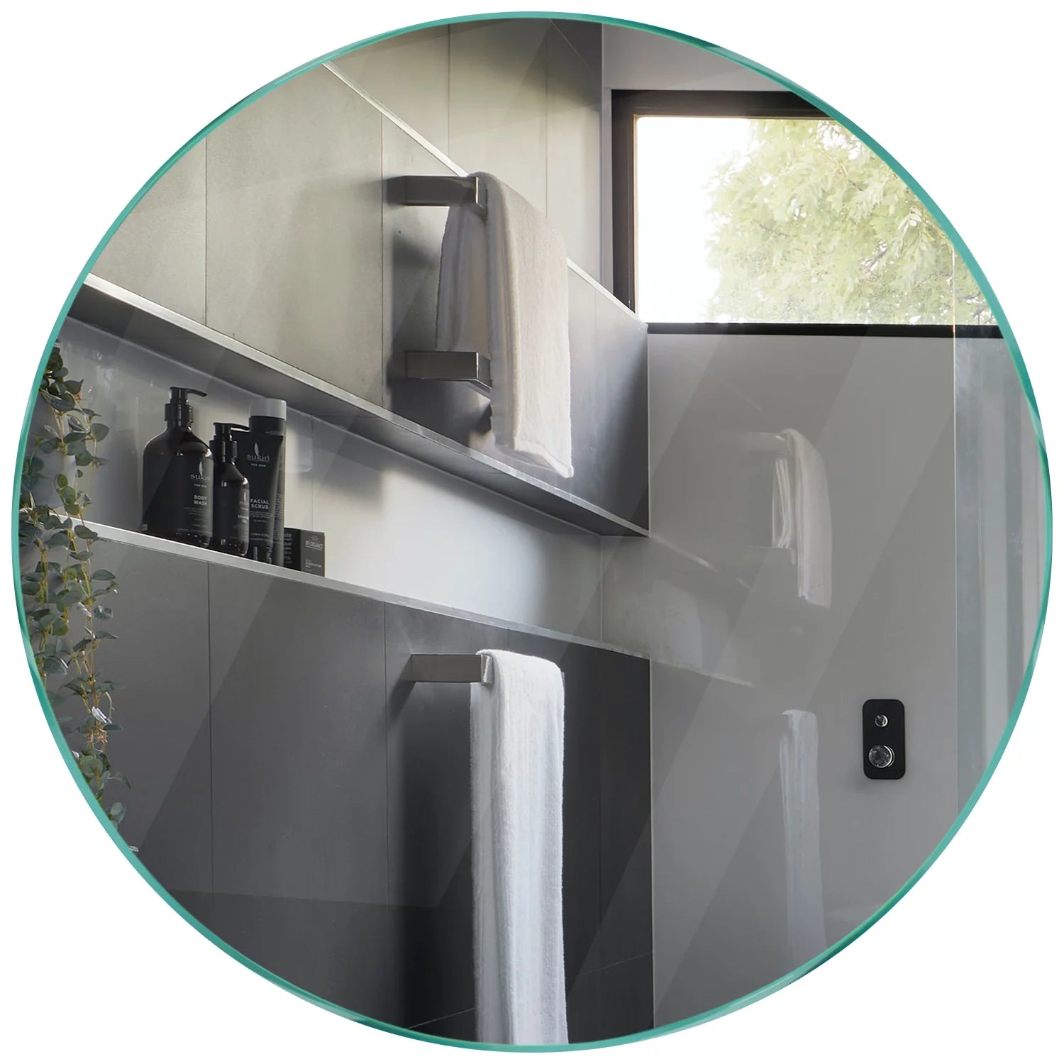 Oglinda simpla luft 10 mm Rotunda, Reyze